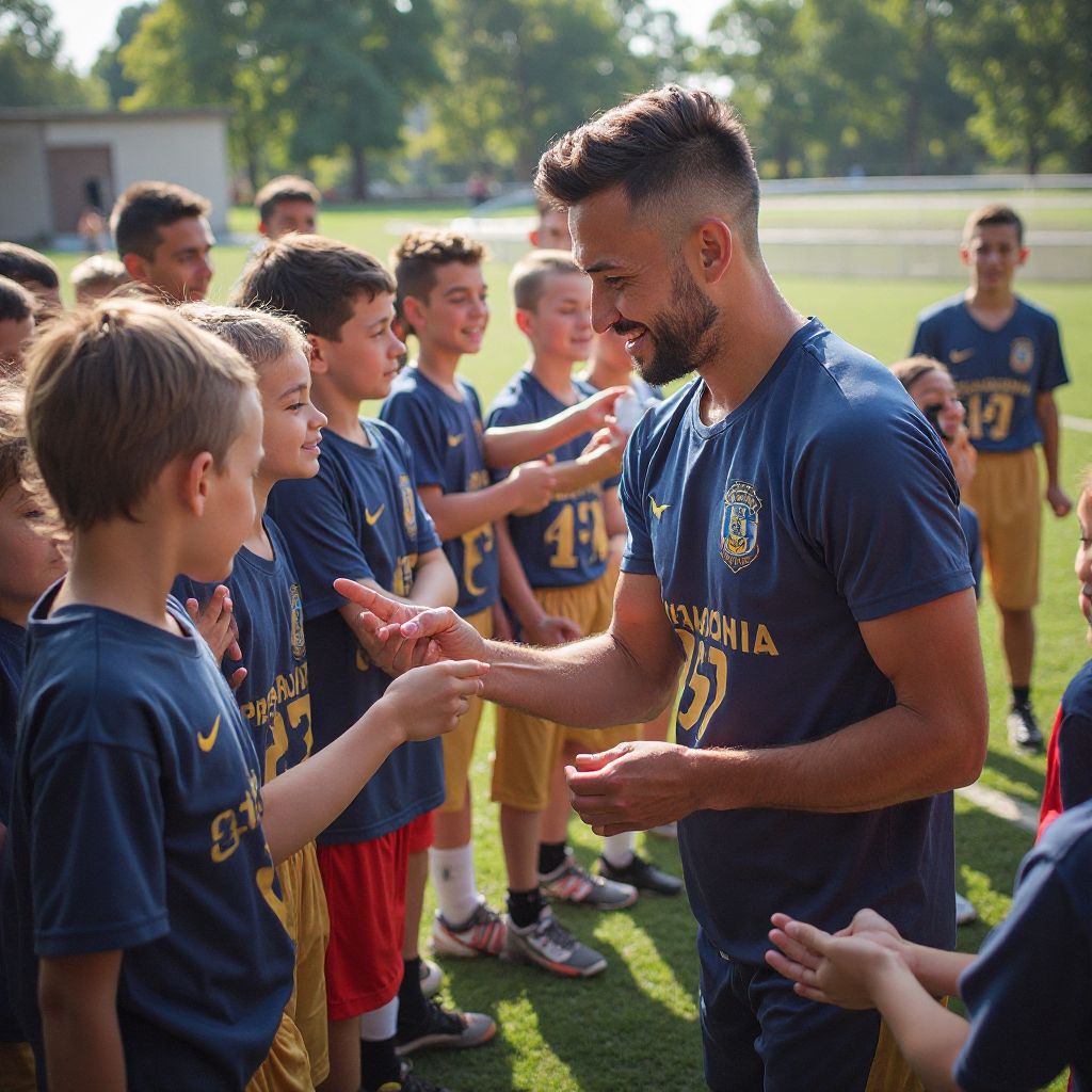 Vizita unui jucător profesionist