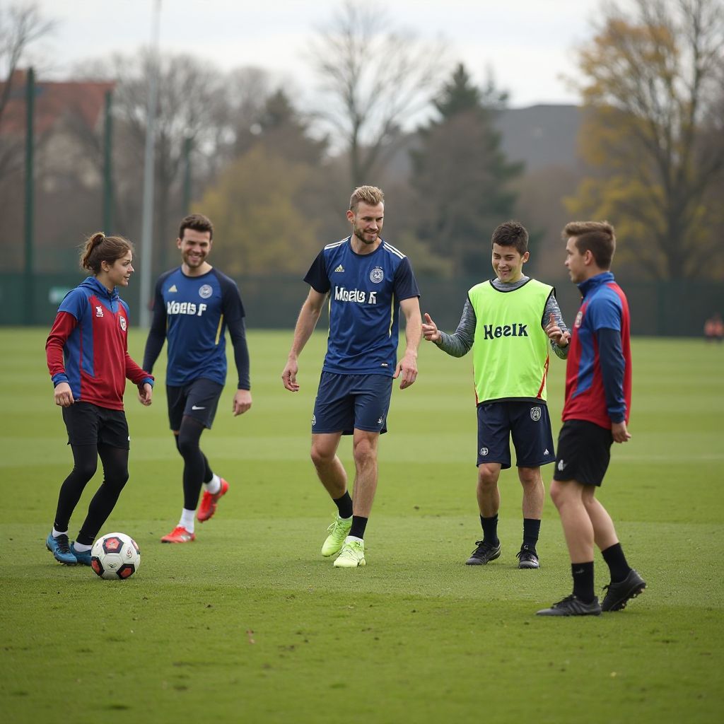 Antrenament la Școala de Fotbal București